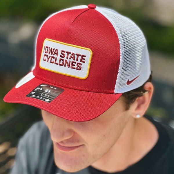 Nike® Iowa State Cyclones Patch Cardinal Trucker Hat